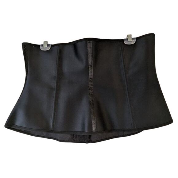 NWT Fajas Sthetic Womens 4XL Waist Trainer Corset Latex Shapewear Black  Spandex - Picture 2 of 15